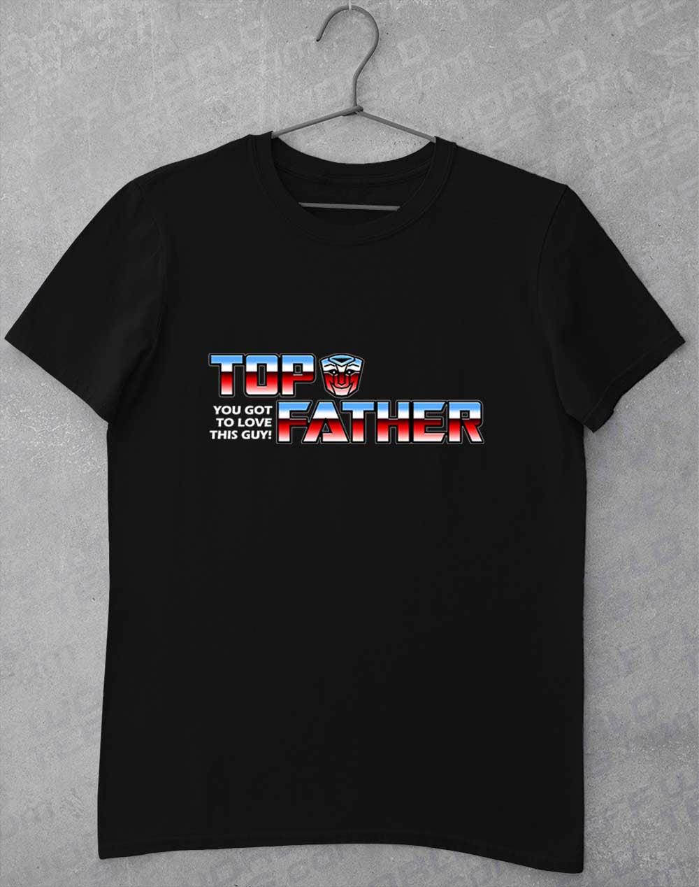 Black - Top Father T-Shirt