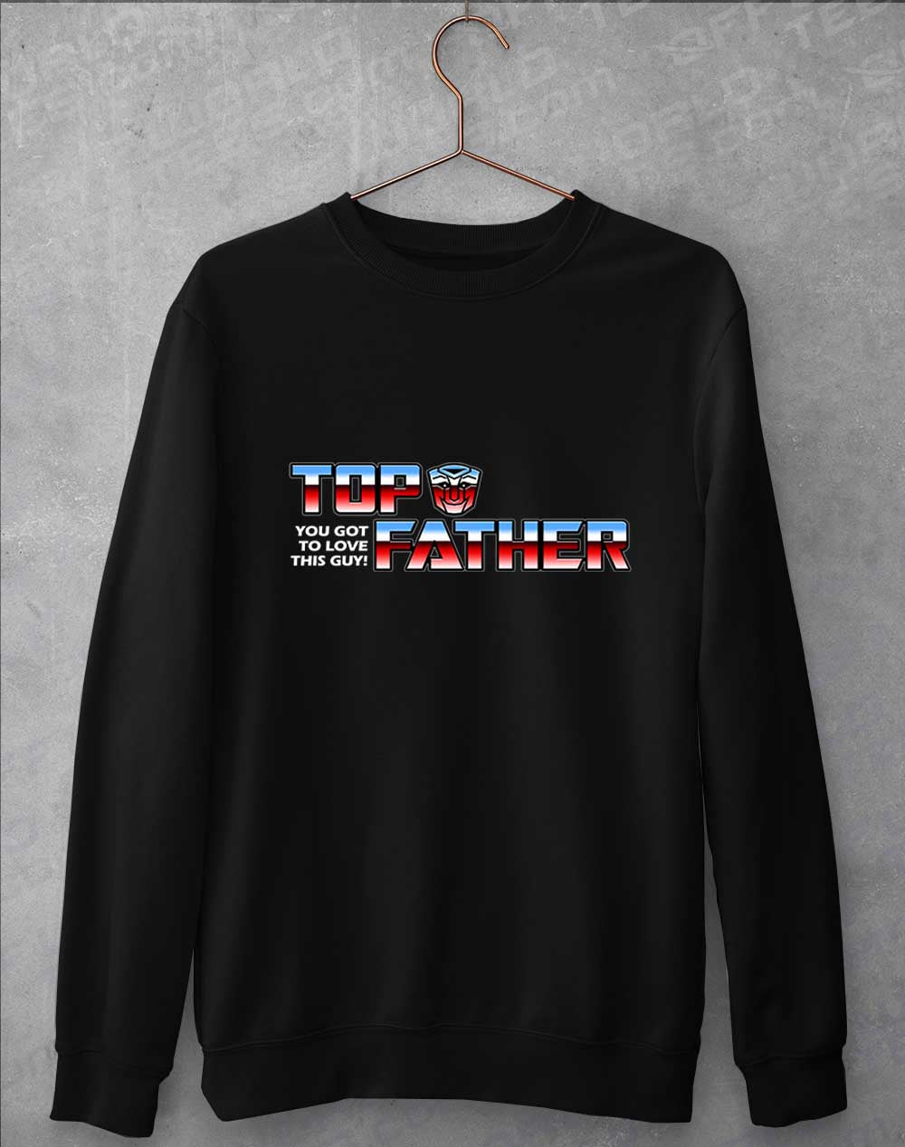 Jet Black - Top Father Sweatshirt