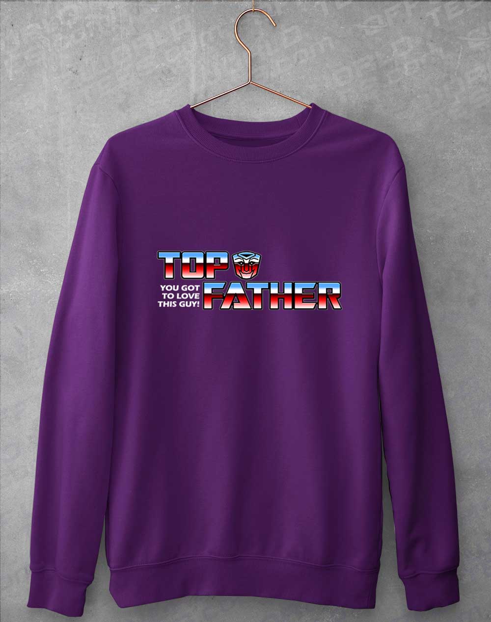 Purple - Top Father Sweatshirt
