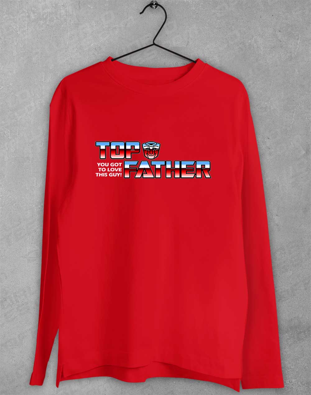 Red - Top Father Long Sleeve T-Shirt