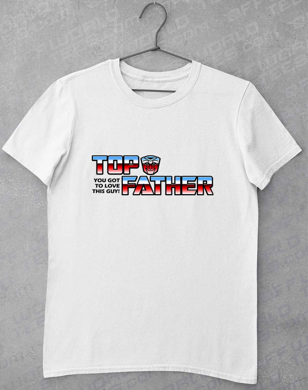 White - Top Father T-Shirt