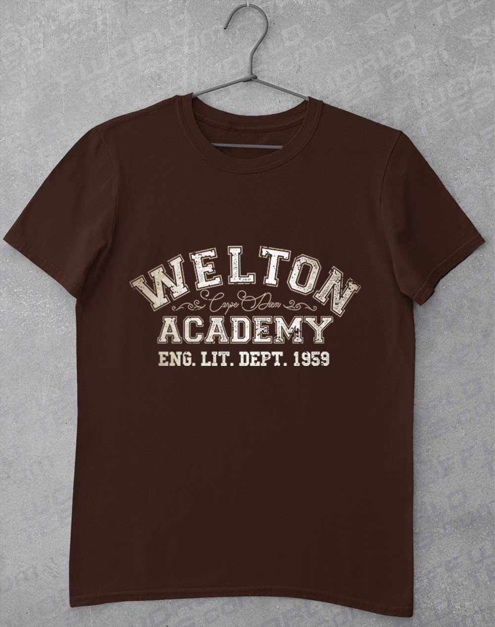 Dark Chocolate - Welton Academy Eng Lit Varsity 1959 T-Shirt