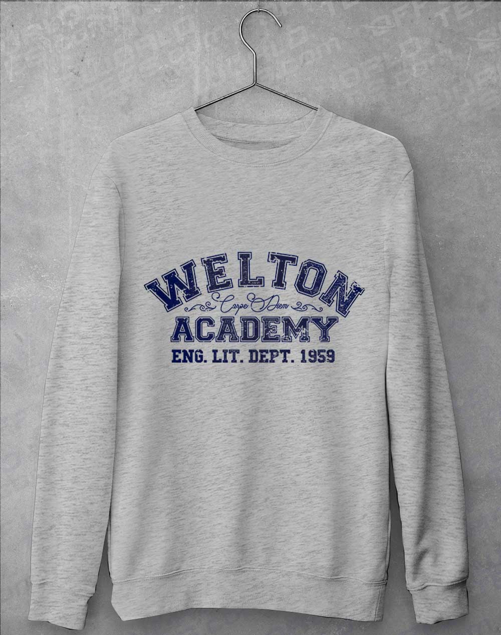 Heather Grey - Welton Academy Eng Lit Varsity 1959 Sweatshirt