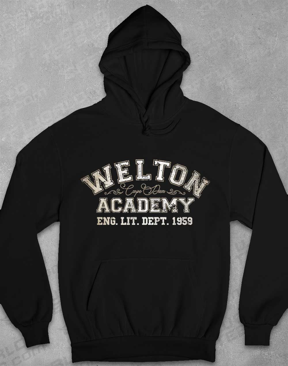 Jet Black - Welton Academy Eng Lit Varsity 1959 Hoodie