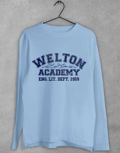 Light Blue - Welton Academy Eng Lit Varsity 1959 Long Sleeve T-Shirt