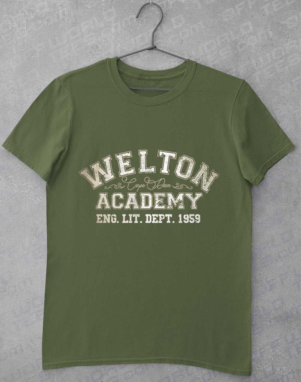 Military Green - Welton Academy Eng Lit Varsity 1959 T-Shirt