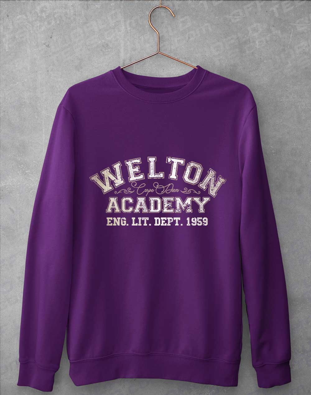 Purple - Welton Academy Eng Lit Varsity 1959 Sweatshirt