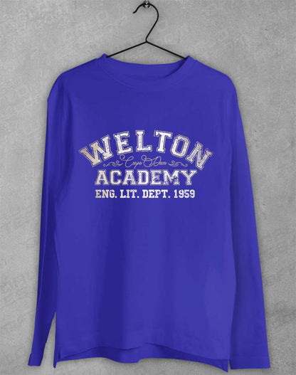 Royal - Welton Academy Eng Lit Varsity 1959 Long Sleeve T-Shirt