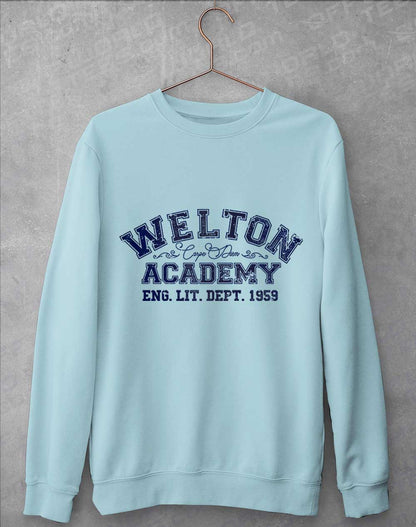 Sky Blue - Welton Academy Eng Lit Varsity 1959 Sweatshirt