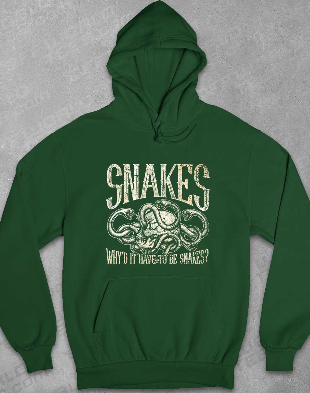 Bottle Green - Why'd it Have to be Snakes Hoodie