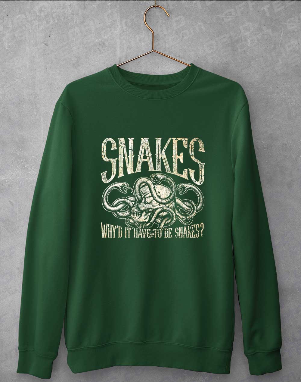 Bottle Green - Why'd it Have to be Snakes Sweatshirt
