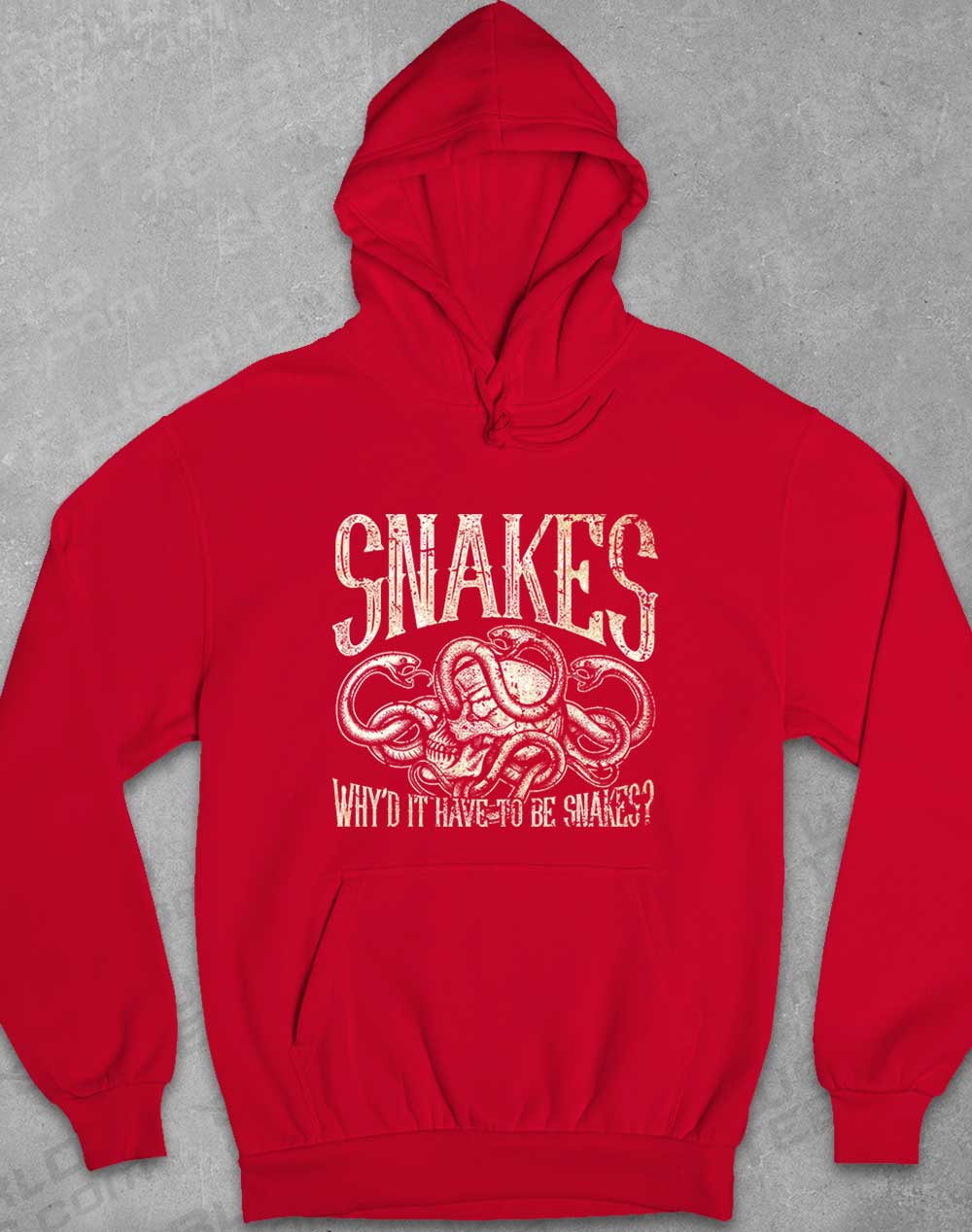 Fire Red - Why'd it Have to be Snakes Hoodie