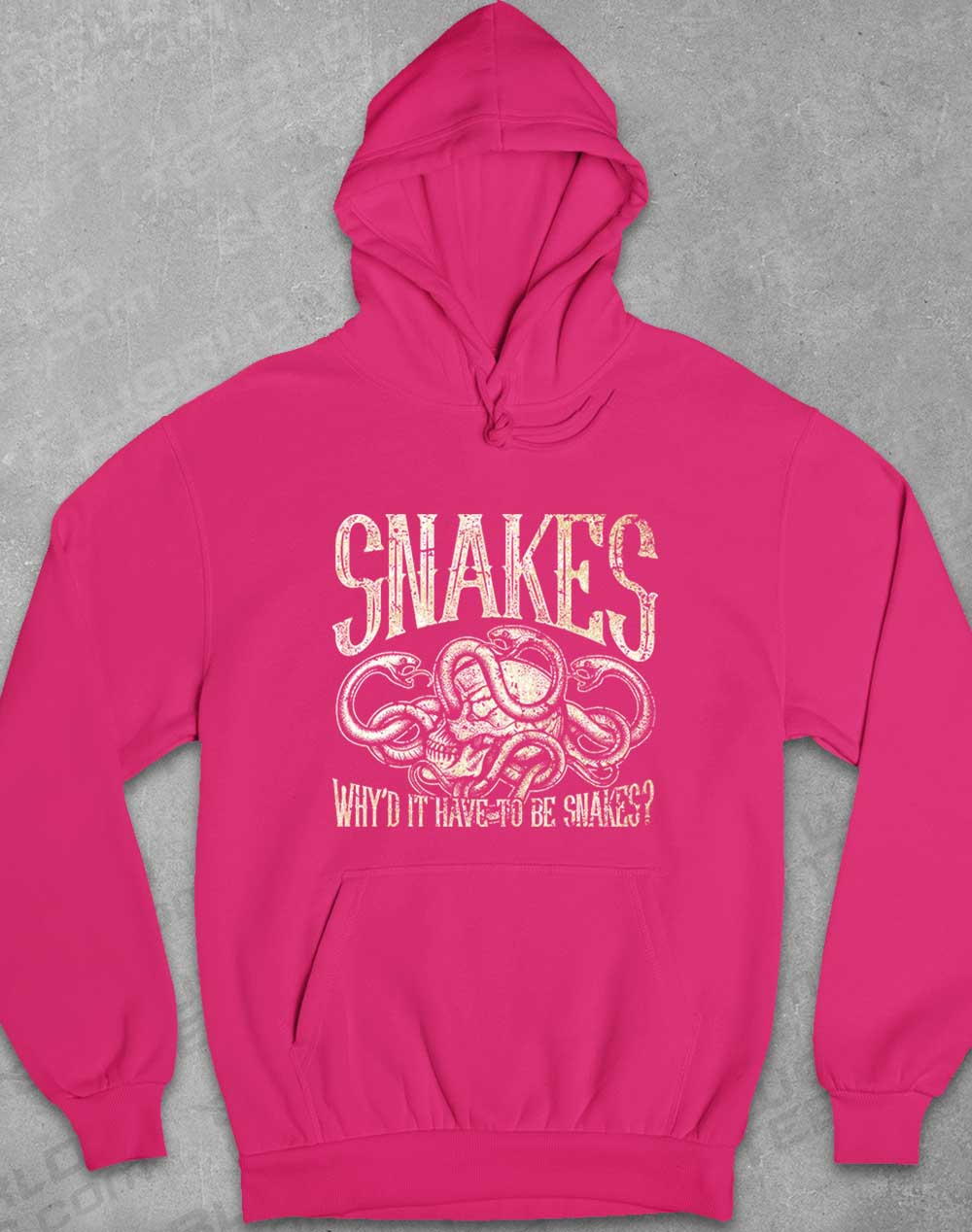 Hot Pink - Why'd it Have to be Snakes Hoodie