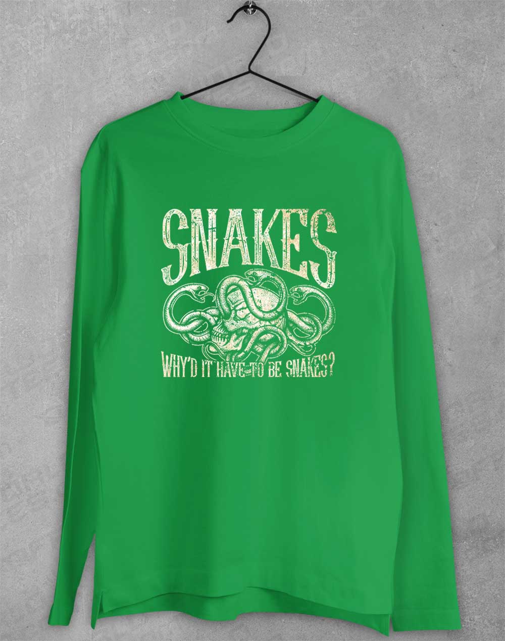 Irish Green - Why'd it Have to be Snakes Long Sleeve T-Shirt