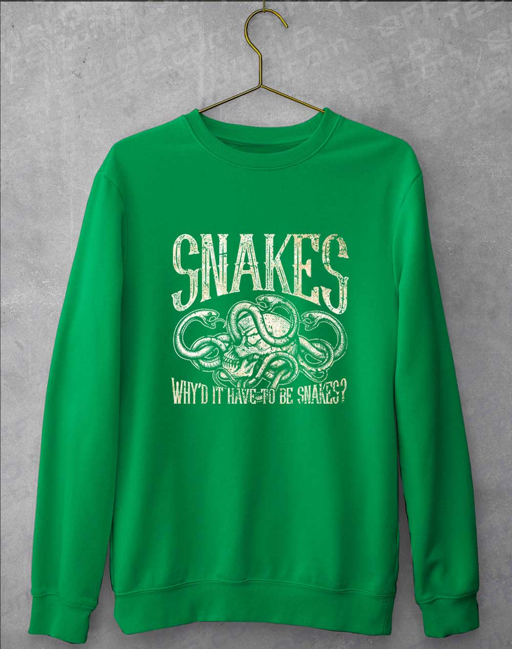 Kelly Green - Why'd it Have to be Snakes Sweatshirt