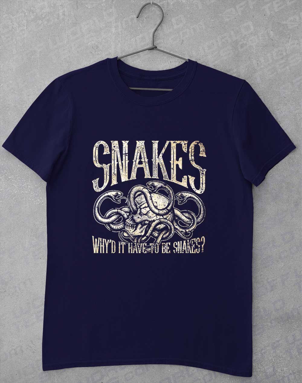 Navy - Why'd it Have to be Snakes T-Shirt