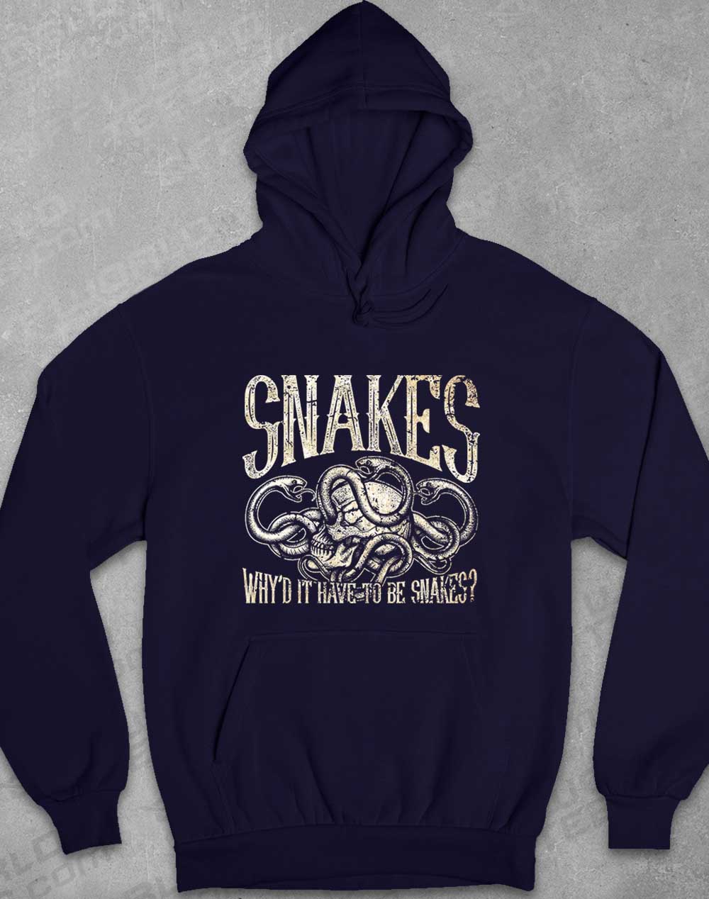 Oxford Navy - Why'd it Have to be Snakes Hoodie