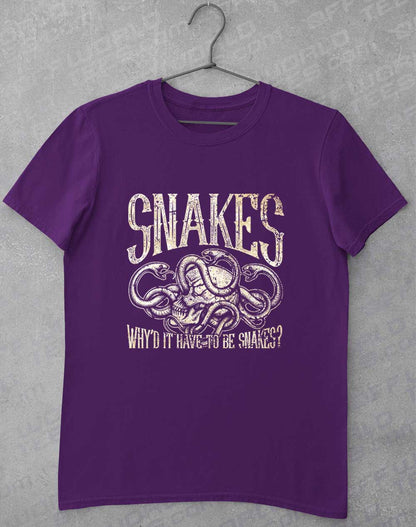 Purple - Why'd it Have to be Snakes T-Shirt