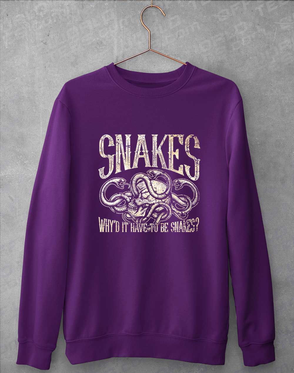 Purple - Why'd it Have to be Snakes Sweatshirt