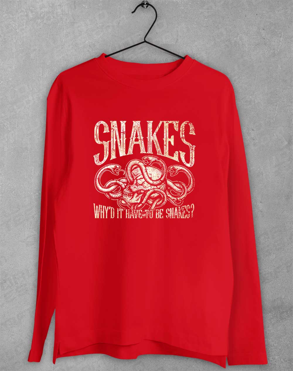 Red - Why'd it Have to be Snakes Long Sleeve T-Shirt