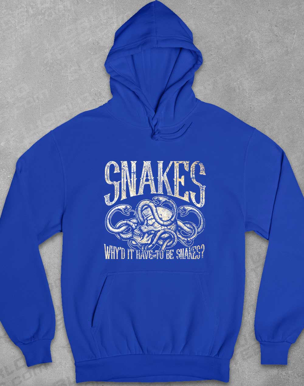 Royal Blue - Why'd it Have to be Snakes Hoodie