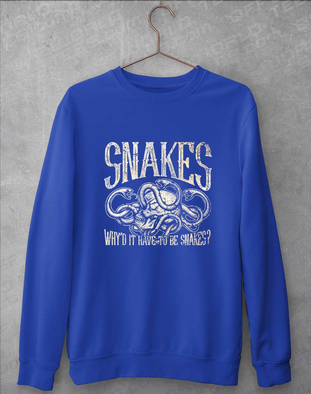Royal Blue - Why'd it Have to be Snakes Sweatshirt