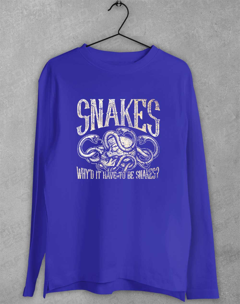 Royal - Why'd it Have to be Snakes Long Sleeve T-Shirt