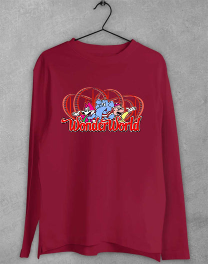 Cardinal Red - WonderWorld Long Sleeve T-Shirt