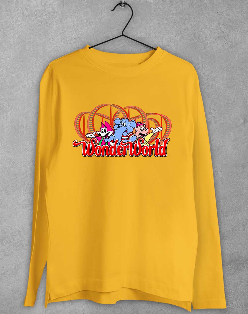 Gold - WonderWorld Long Sleeve T-Shirt