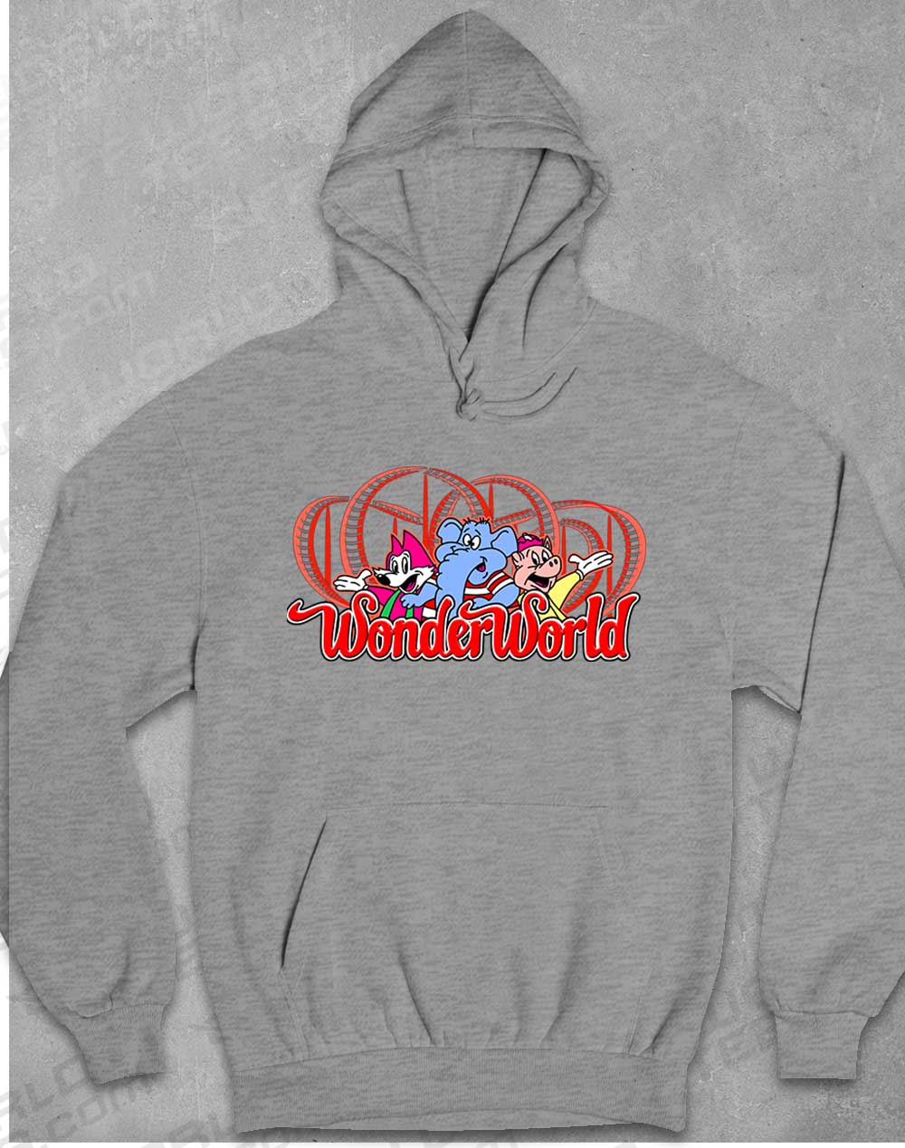 Heather Grey - WonderWorld Hoodie