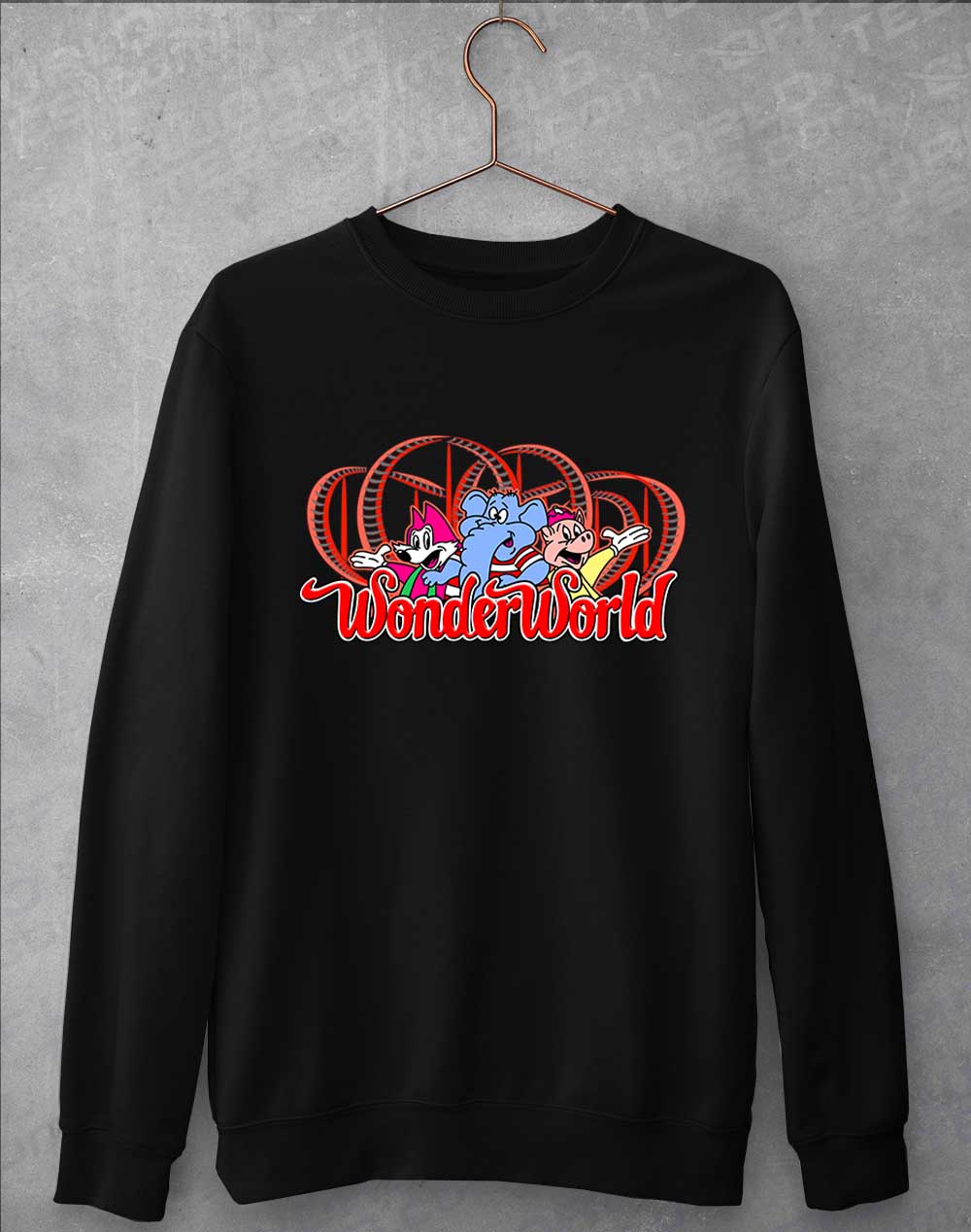 Jet Black - WonderWorld Sweatshirt