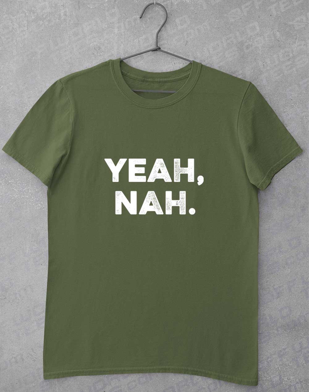 Military Green - Yeah Nah T-Shirt