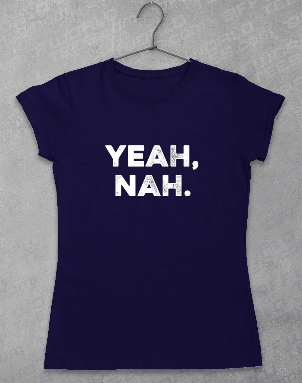 Navy - Yeah Nah Women's T-Shirt
