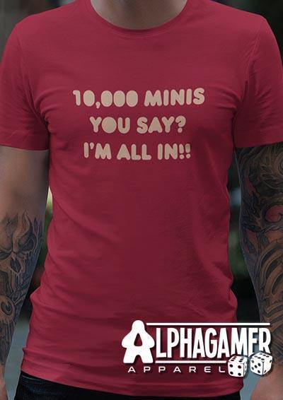 10,000 Minis Alphagamer T-Shirt  - Off World Tees