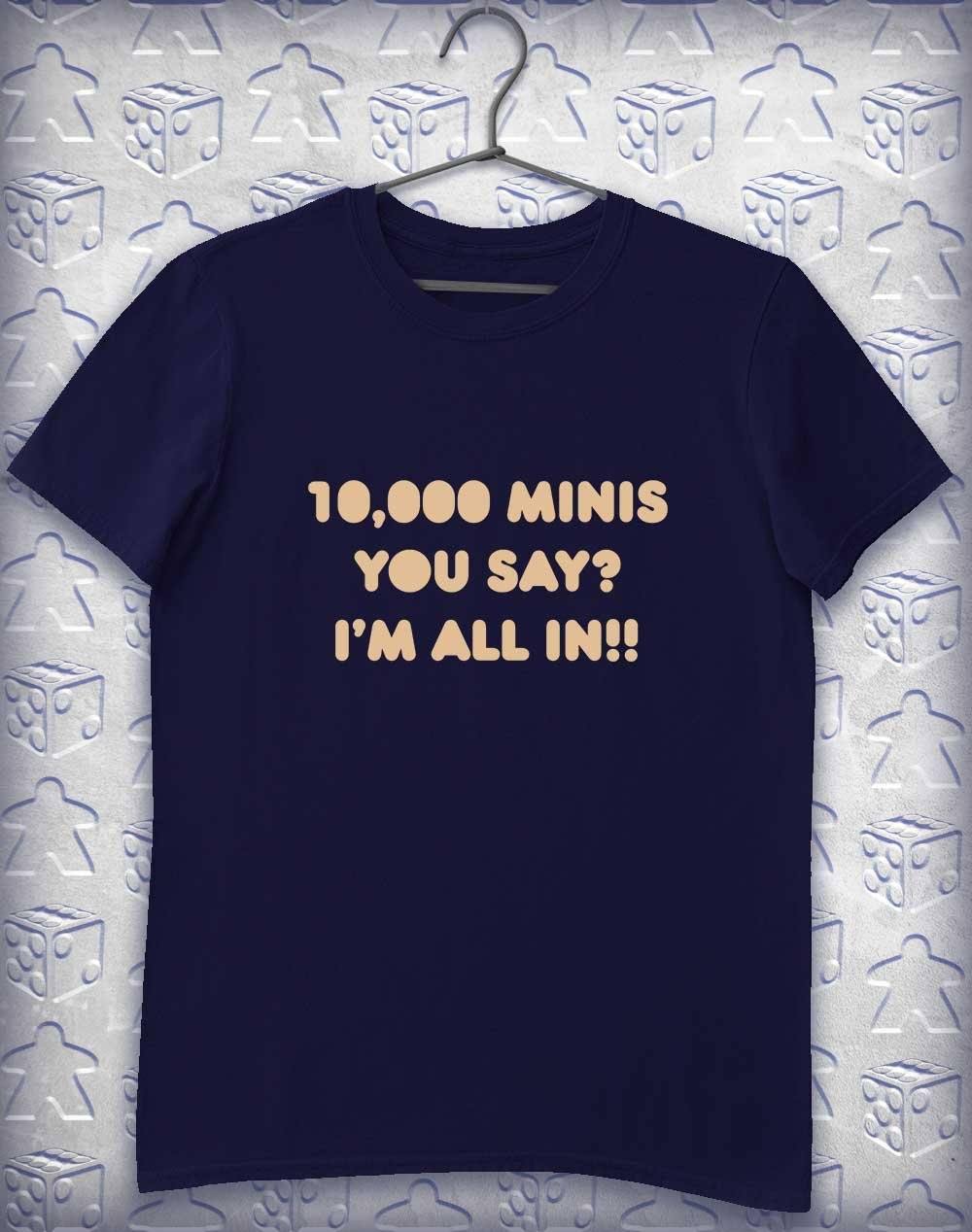 10,000 Minis Alphagamer T-Shirt S / Navy  - Off World Tees
