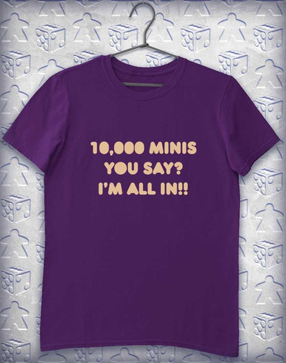 10,000 Minis Alphagamer T-Shirt S / Purple  - Off World Tees