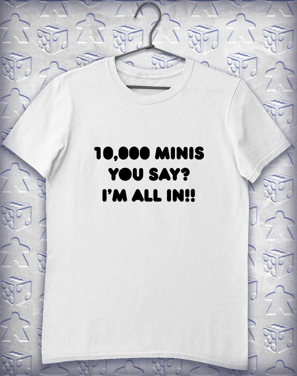10,000 Minis Alphagamer T-Shirt S / White  - Off World Tees