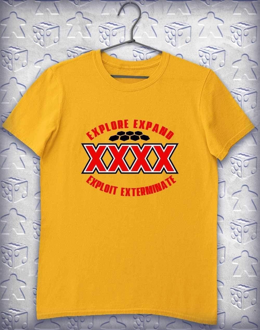 4X Gamer - Alphagamer T-Shirt L / Gold  - Off World Tees