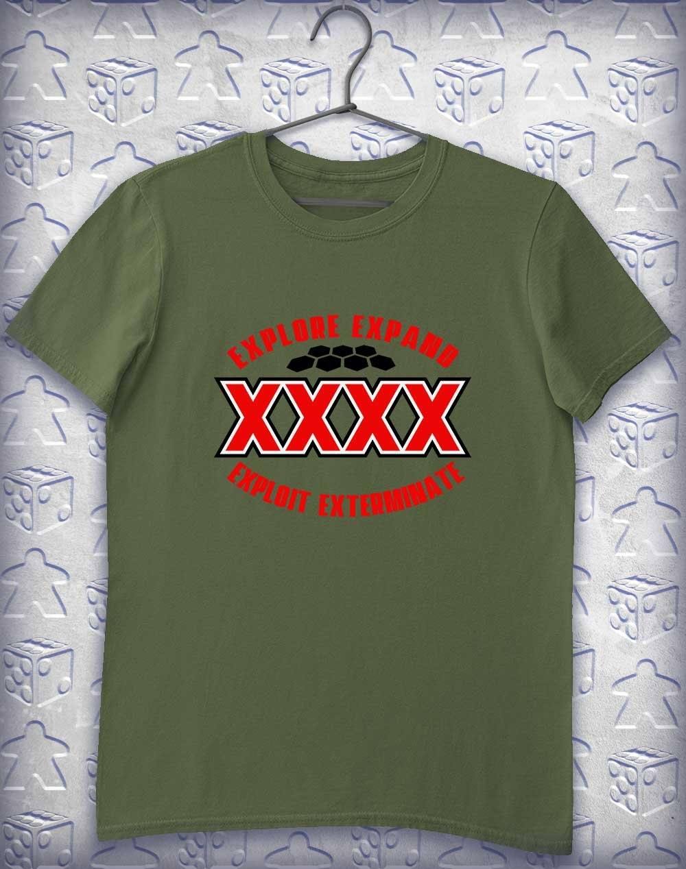 4X Gamer - Alphagamer T-Shirt S / Military Green  - Off World Tees