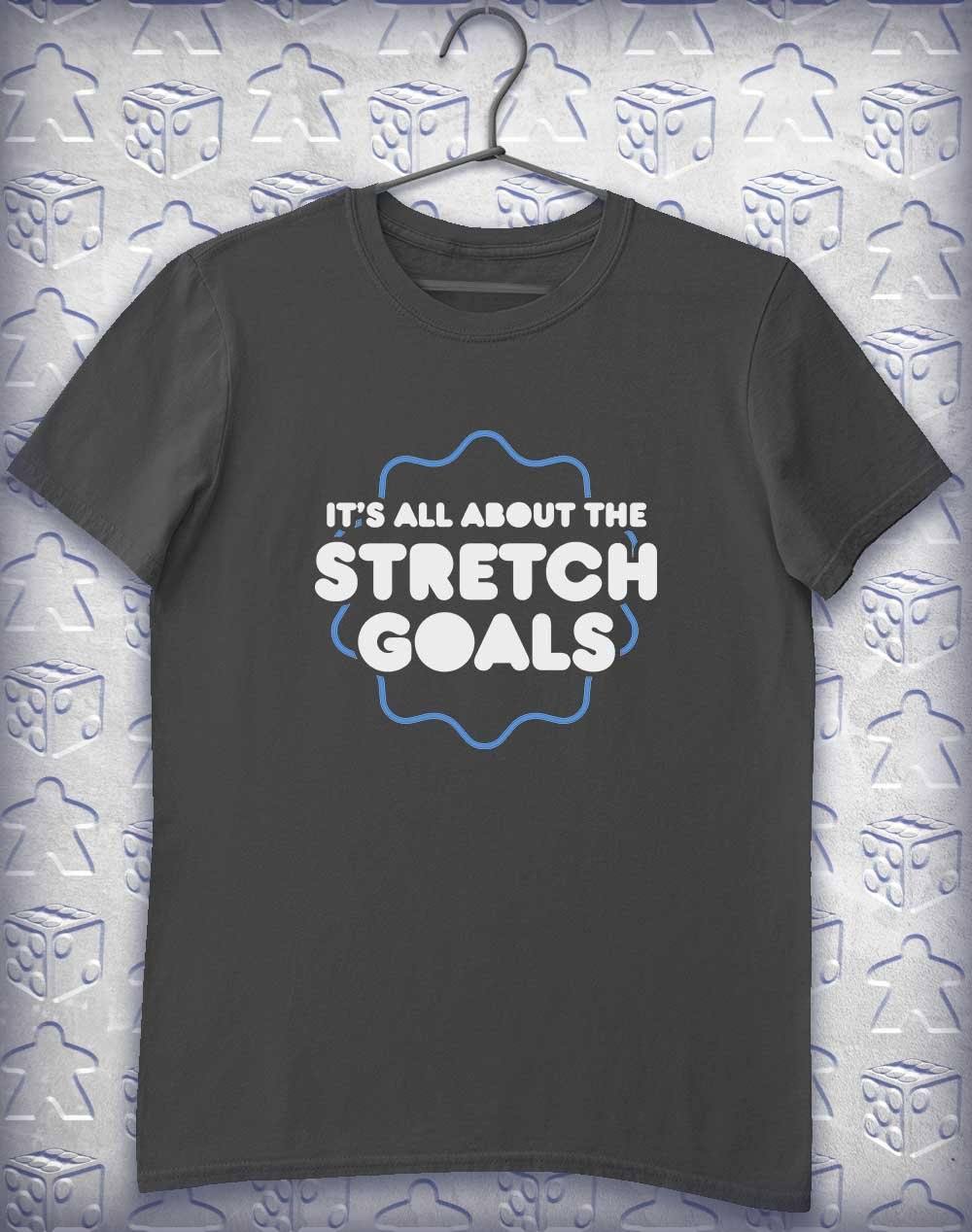 All About the Stretch Goals Alphagamer T-Shirt S / Charcoal  - Off World Tees