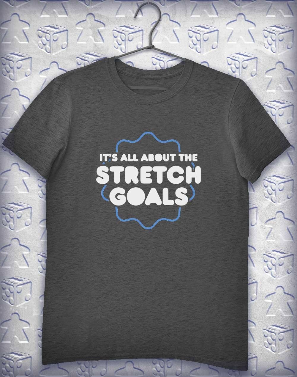 All About the Stretch Goals Alphagamer T-Shirt S / Dark Heather  - Off World Tees