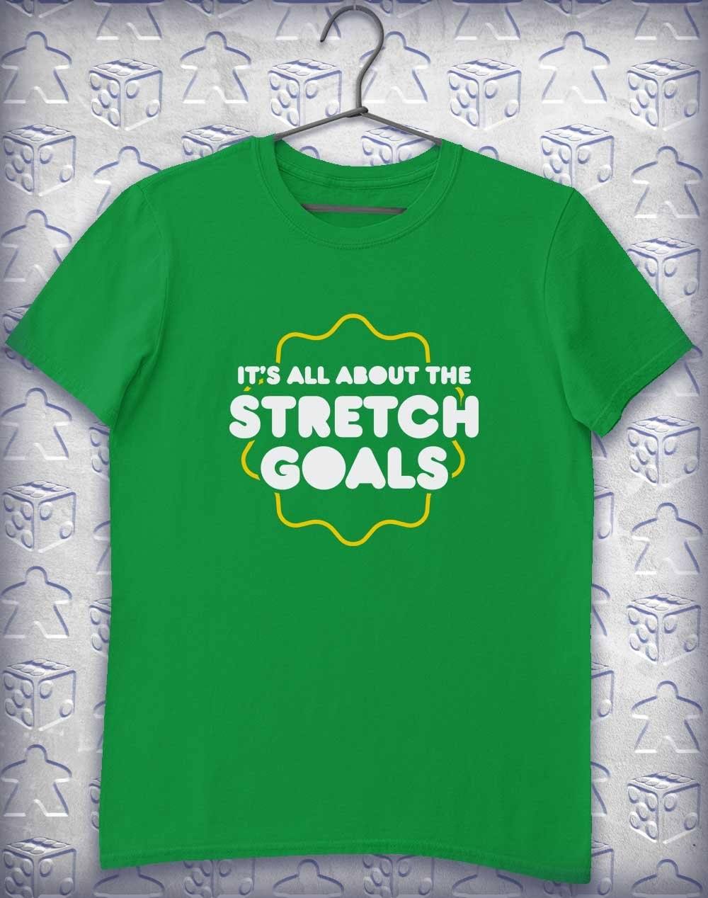 All About the Stretch Goals Alphagamer T-Shirt S / Irish Green  - Off World Tees