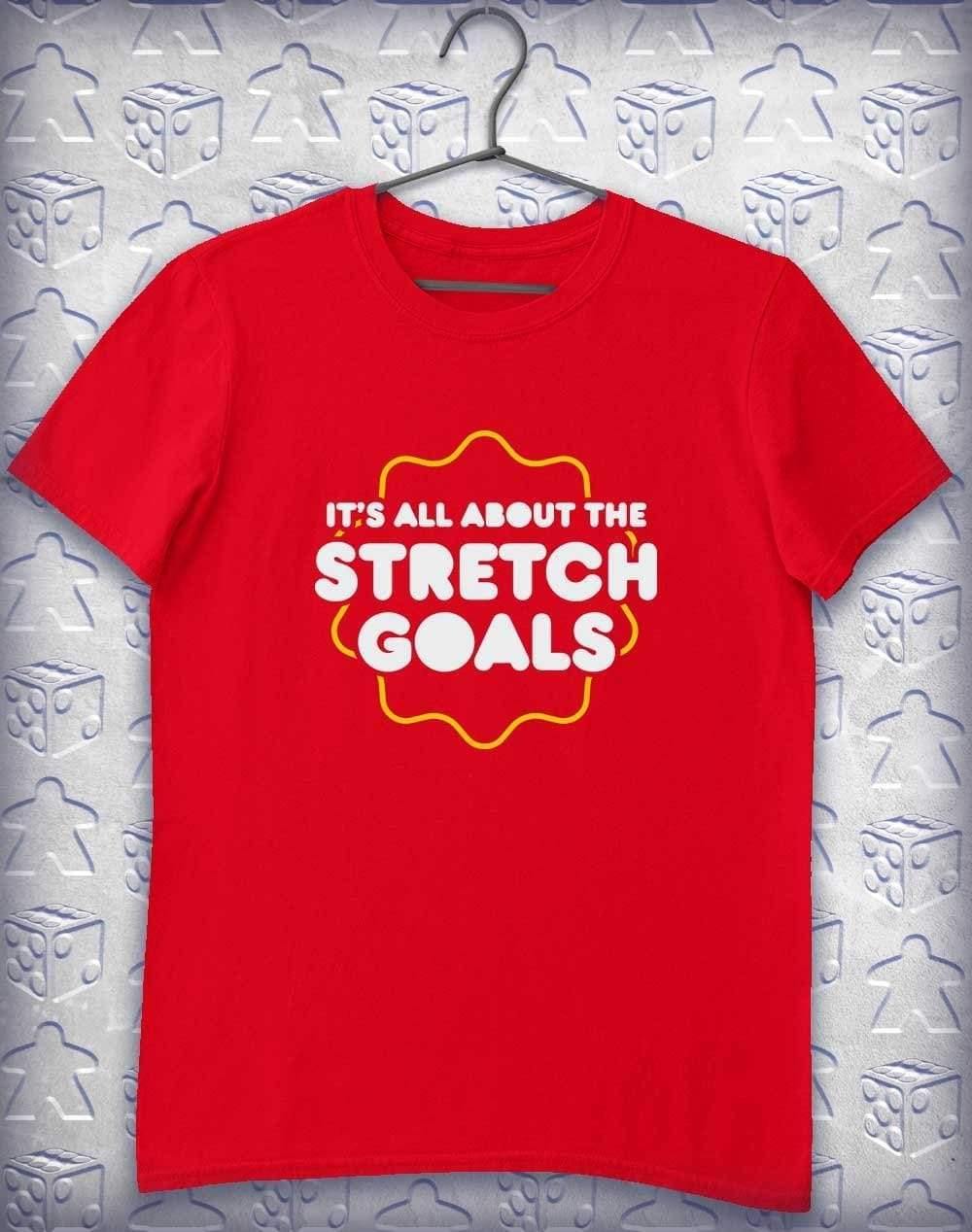 All About the Stretch Goals Alphagamer T-Shirt S / Red  - Off World Tees