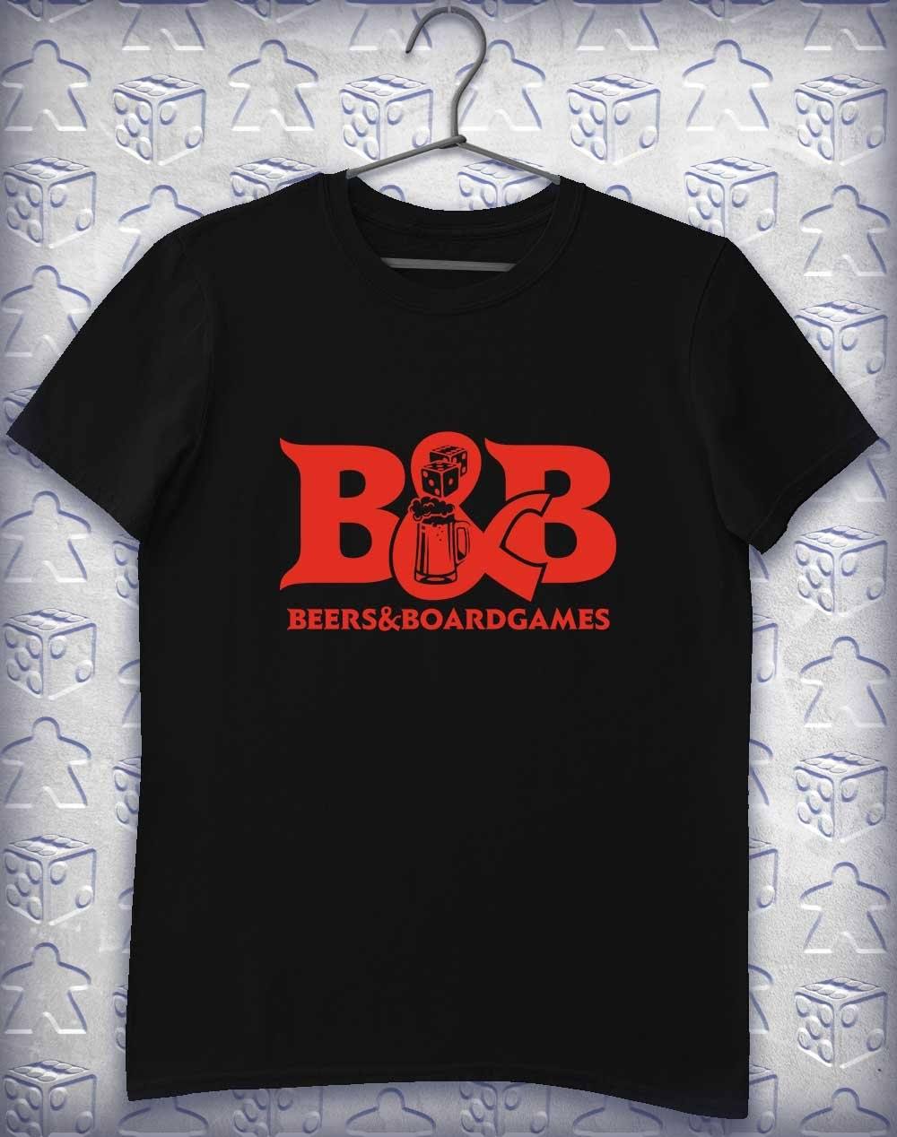 B&B Beers and Boardgames T-Shirt S / Black  - Off World Tees