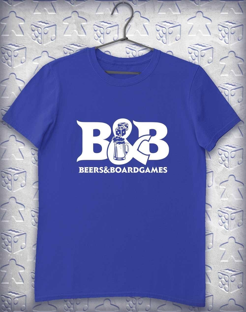 B&B Beers and Boardgames T-Shirt S / Royal  - Off World Tees