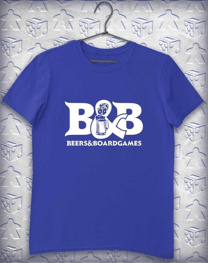 B&B Beers and Boardgames T-Shirt S / Royal  - Off World Tees