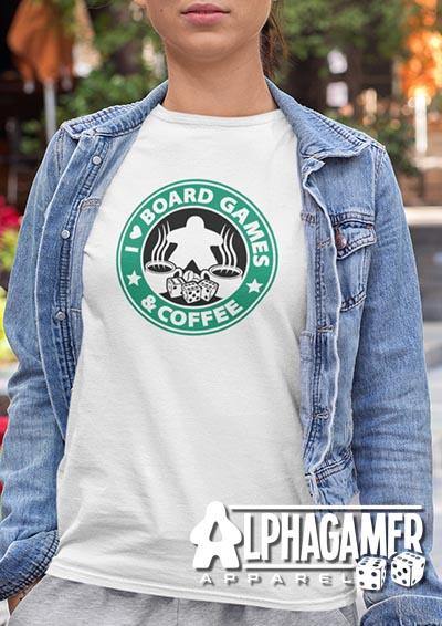 Board Games & Coffee Alphagamer T Shirt  - Off World Tees