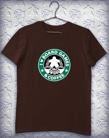 Board Games & Coffee Alphagamer T Shirt S / Dark Chocolate  - Off World Tees
