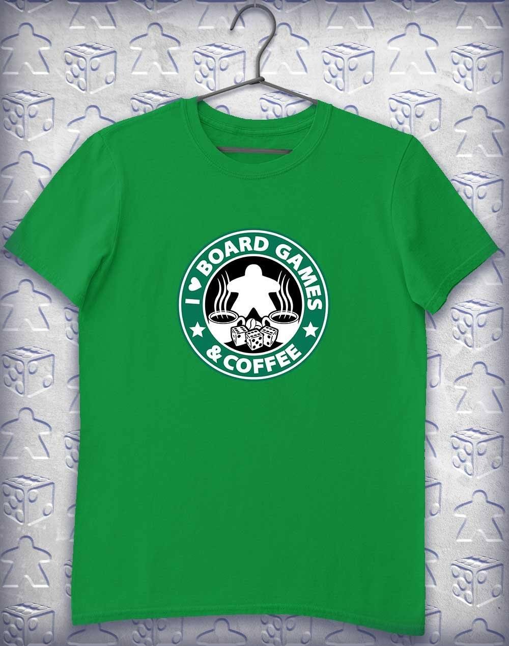 Board Games & Coffee Alphagamer T Shirt S / Irish Green  - Off World Tees