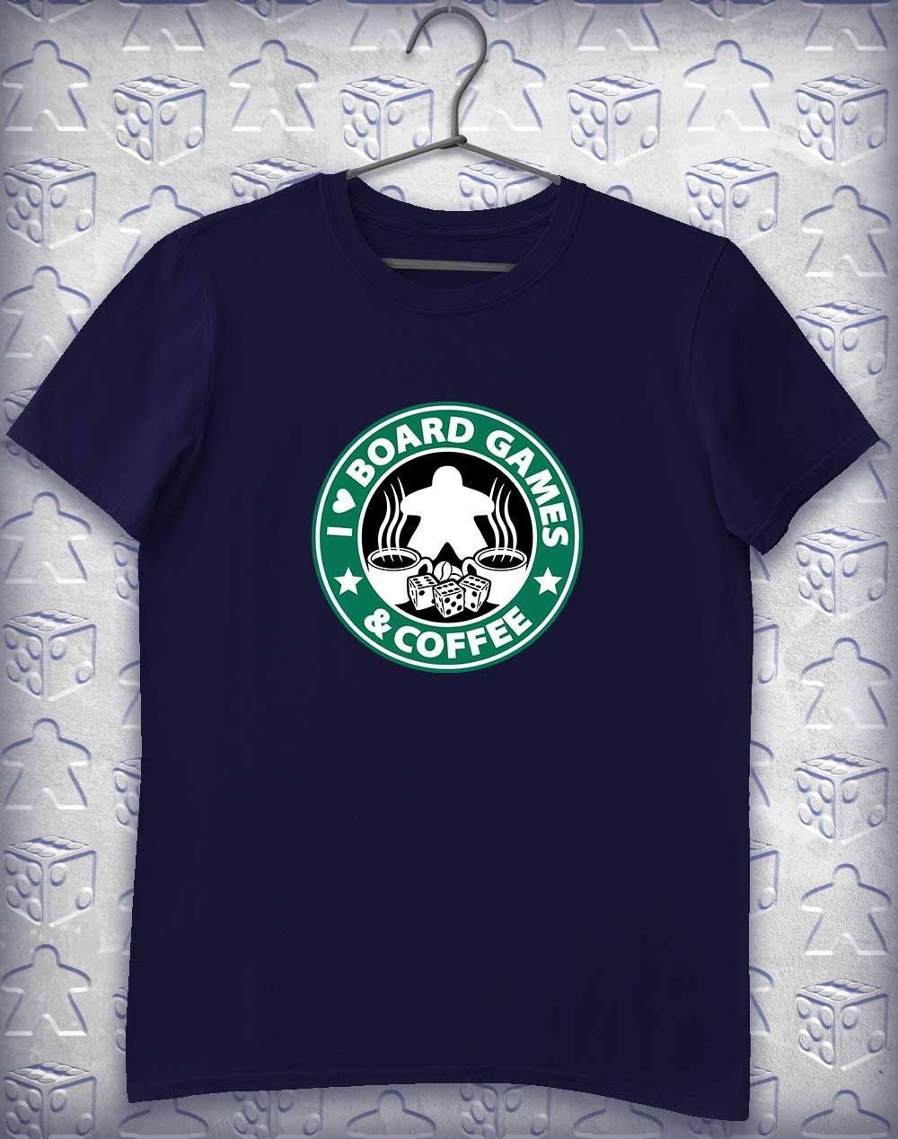 Board Games & Coffee Alphagamer T Shirt S / Navy  - Off World Tees